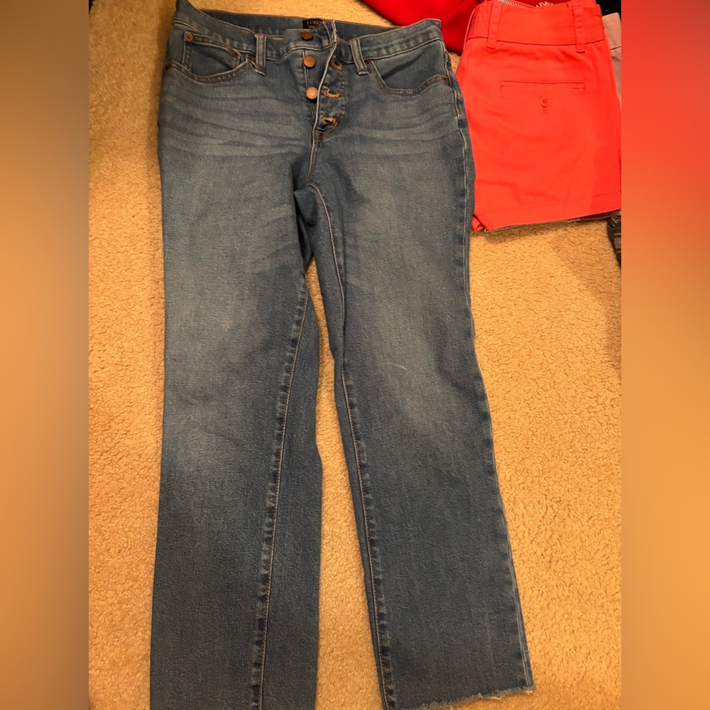 J. Crew Blue Straight Leg Jeans